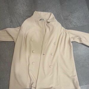 Fashion Nova Cream Trench Coat